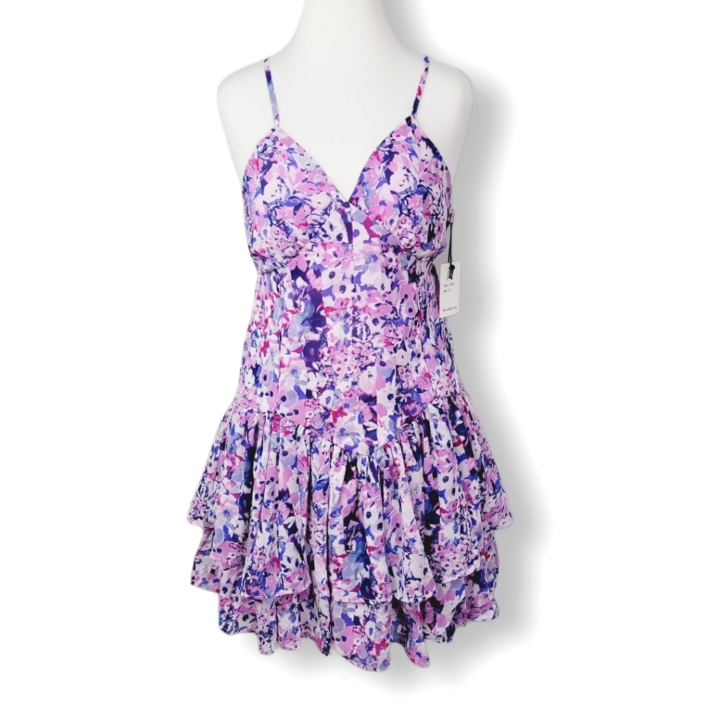 Japna Floral Ruffle Dress Size Medium